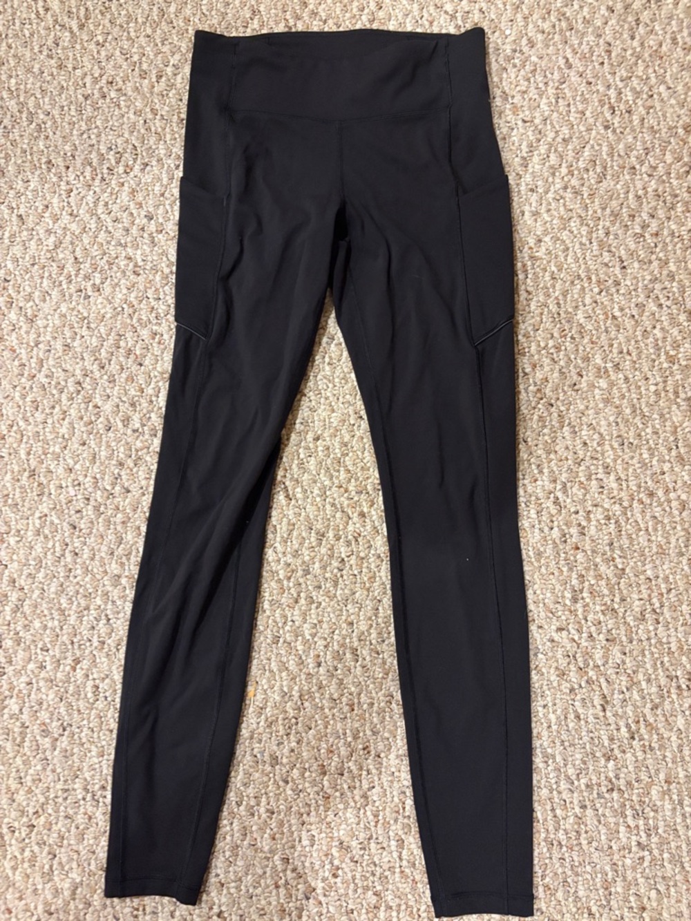 Lululemon Black Leggings with Side Pockets